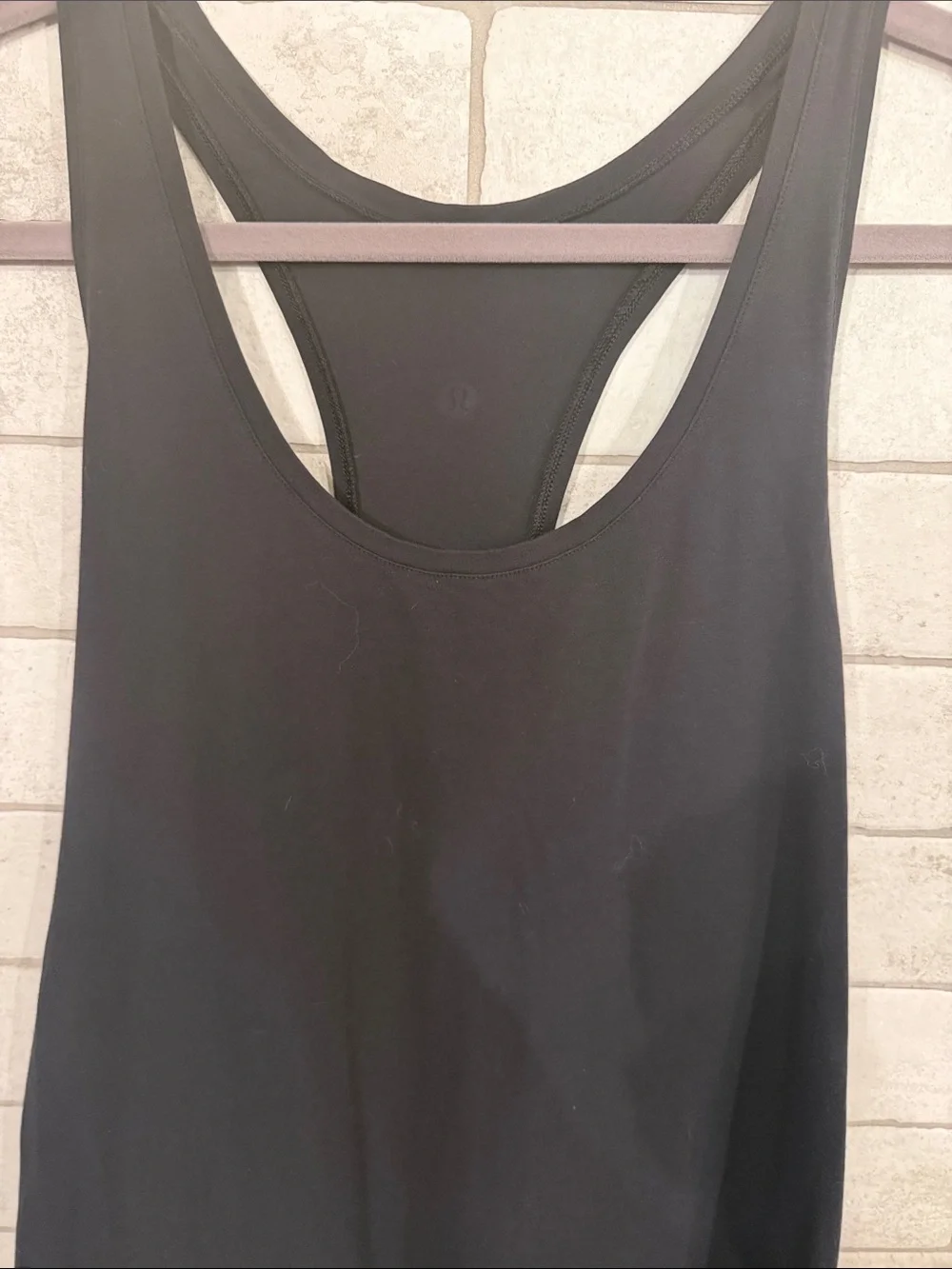 lululemon athletica Black Racerback Flow Tank